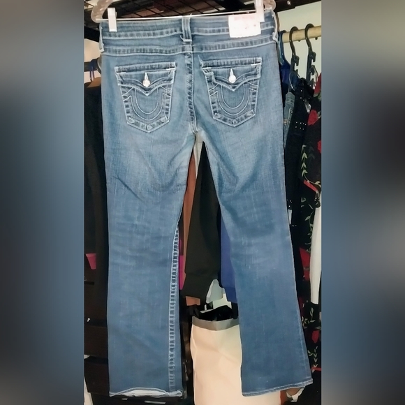 True Religion Disco Becky  Button Pocket Bootcut Jeans - Picture 2 of 2